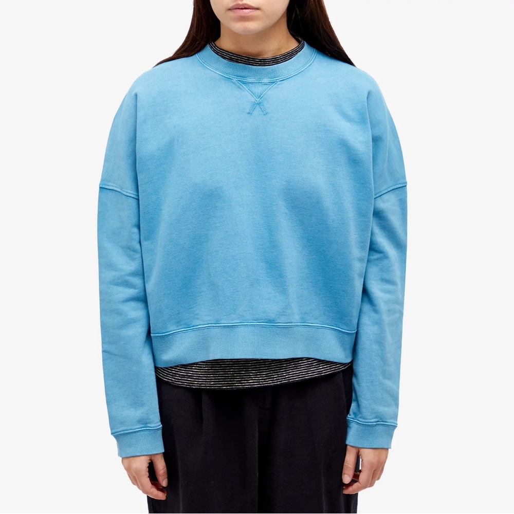 YMC blue sweatshirt
